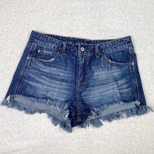 Vanilla Star blue jean festival shorts!